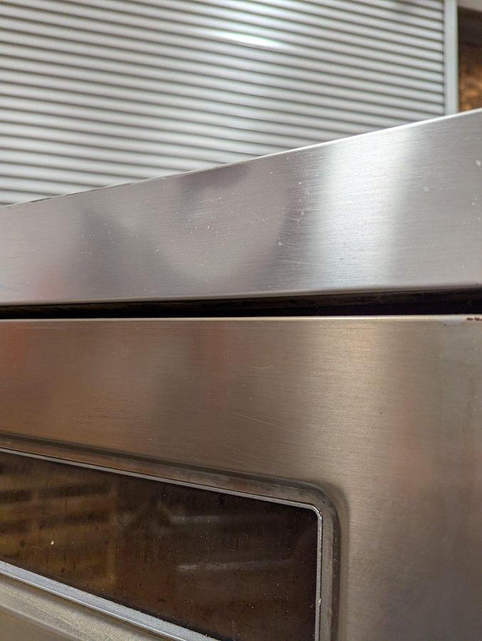 Used  Fornitalia 2-Chamber Electric Pizza Oven w/Warm Cabinet