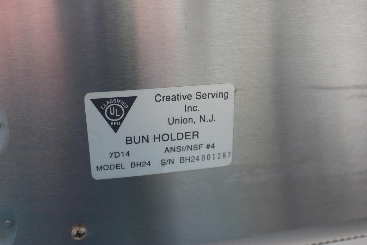 Creative Serving BH24 Stainless Steel Bun Drawer Holder - SPECIAL CLEARANCE