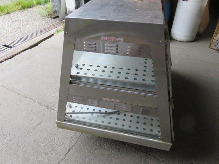 Used Merco countertop heated reach in display case
