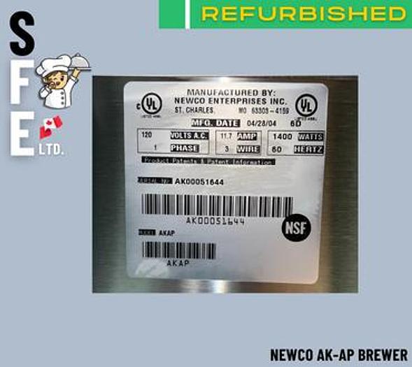 Used Newco AK-AP Brewer