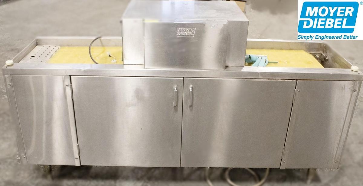 Used MOYER DIEBEL 72" CONVEYOR DISHWASHER