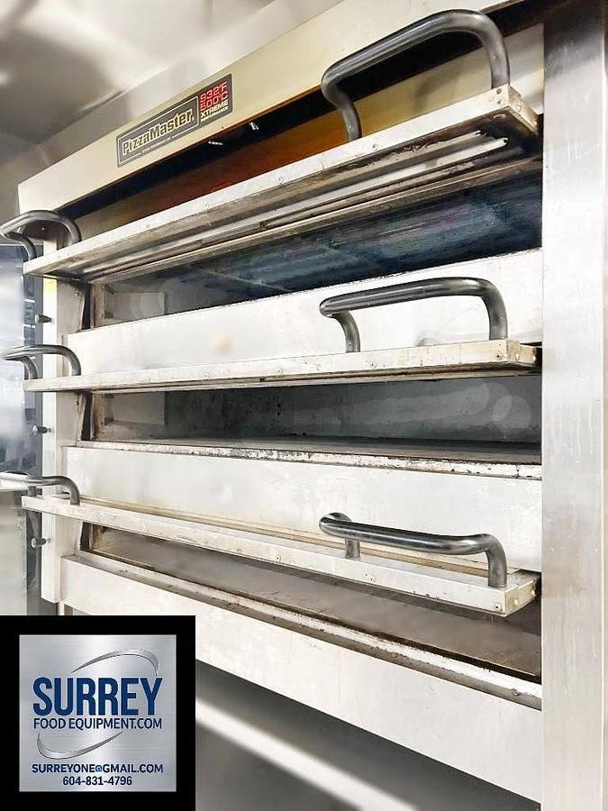 Used PIZZA MASTER 3 DECK ELECTRIC PIZZA OVEN