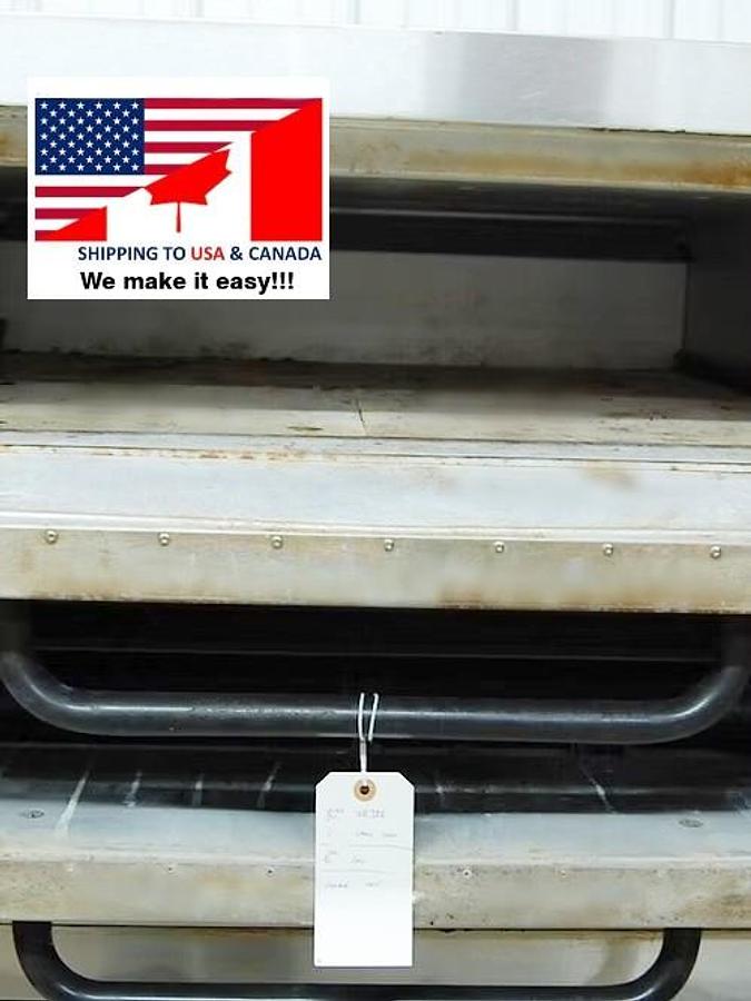 Used Bakers Pride 251 Natural Gas Double Deck Stone Pizza Oven - excellent conditon