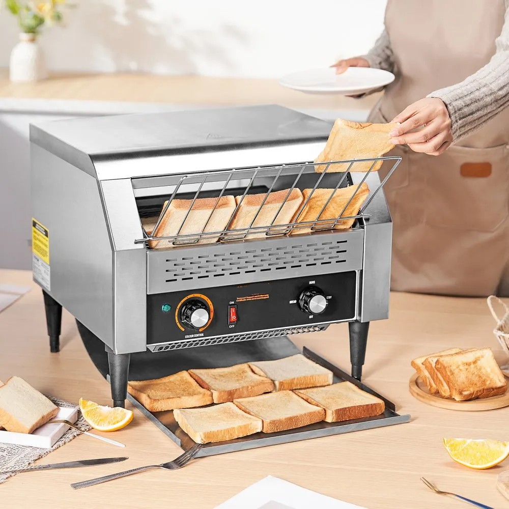 Used Commercial Conveyor Toaster, 450 Slices/Hour Conveyor Belt Toaster