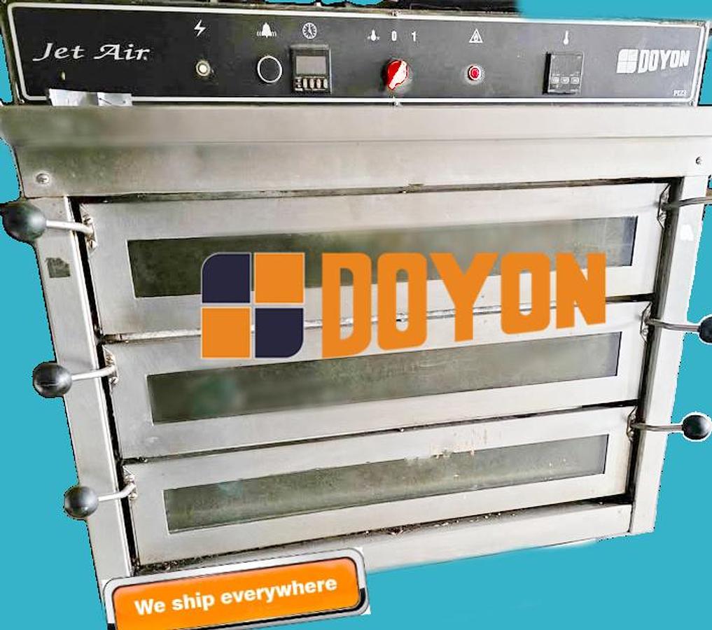 Used DOYON PIZ3 ELECTRIC JET AIR TRIPLE DECK PIZZA OVEN