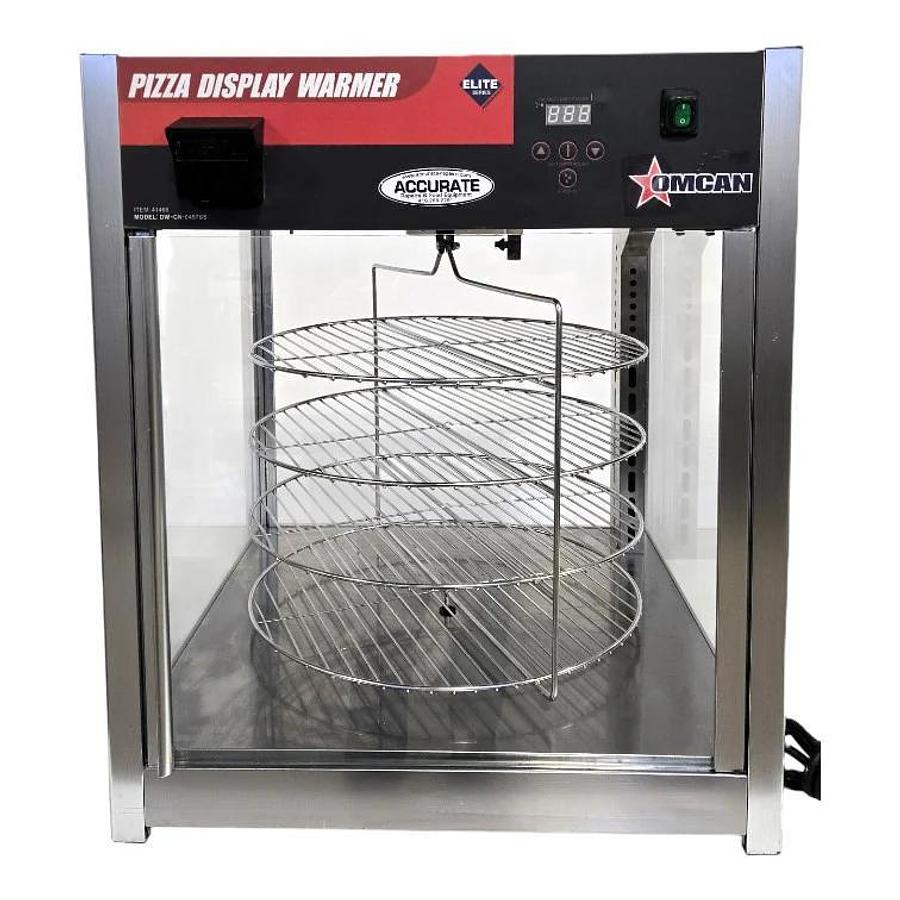 Used Omcan DW-CN-0457-SS Display Pizza Warmer - 18"