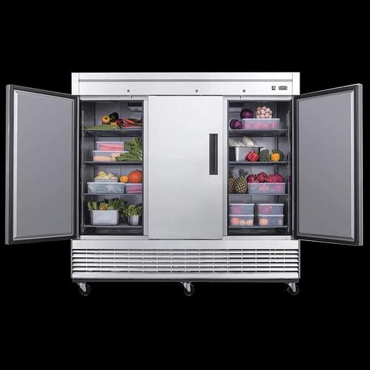 New Air NSR-182-H 83″ 3 Door Solid Reach In Refrigerator