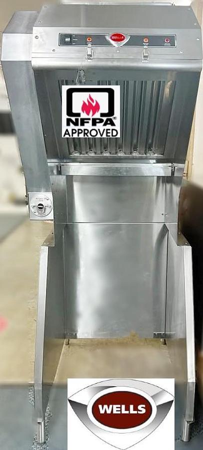 Used VENTLESS HOOD WELLS WVU26, 240/1PH