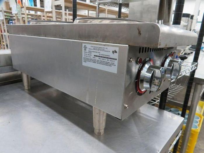 Used STAXMAX 2 BURNER ELECTRIC COUNTER TOP BURNERS - SAVE BIG TIME