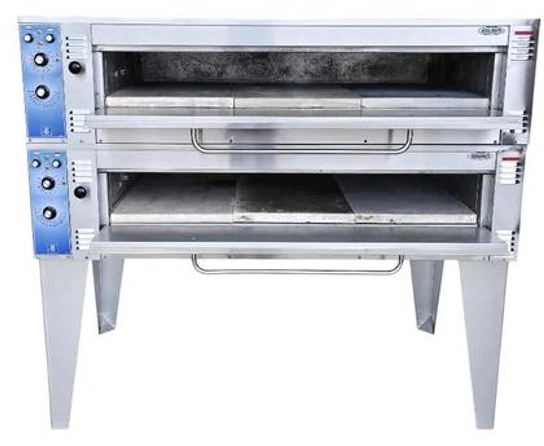 Used Bakers Pride EB-8-5736 Double Deck Pizza Oven