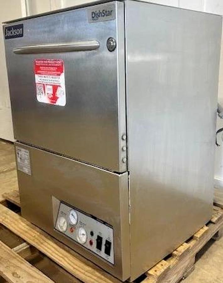 Used JACKSON DISHSTAR HT" HIGH TEMP UNDERCOUNTER DISHWASHER WITH 2 RACKS, 1PH