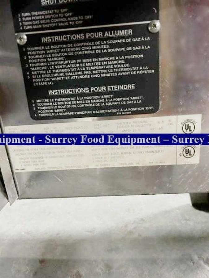 Used Garland G56PB Natural Gas Double Air Deck Pizza Ovens