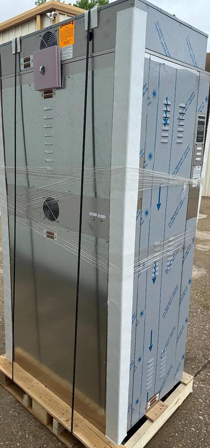 Used NU-VU QB-3/9 Electric Proofer Heated Oven Double Stack Merchandiser on Casters - LIKE  NEW CLEARANCE ITEM