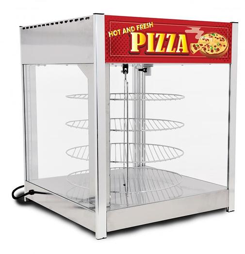 Revolving PIzza Display Warm - humidifier - holds 18" pizza