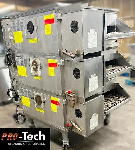 Refurbished 2019 Middleby Marshall conveyor gas oven - triple deck
