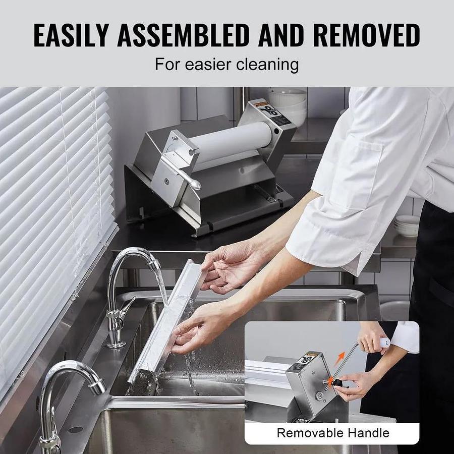 Used Manual Dough Sheeter Machine, Puff Pastry Sheeter and Fondant Roller