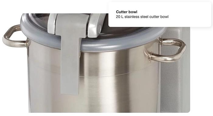 Robot Coupe - Vertical Food Processor 20 L SS Bowl - R20