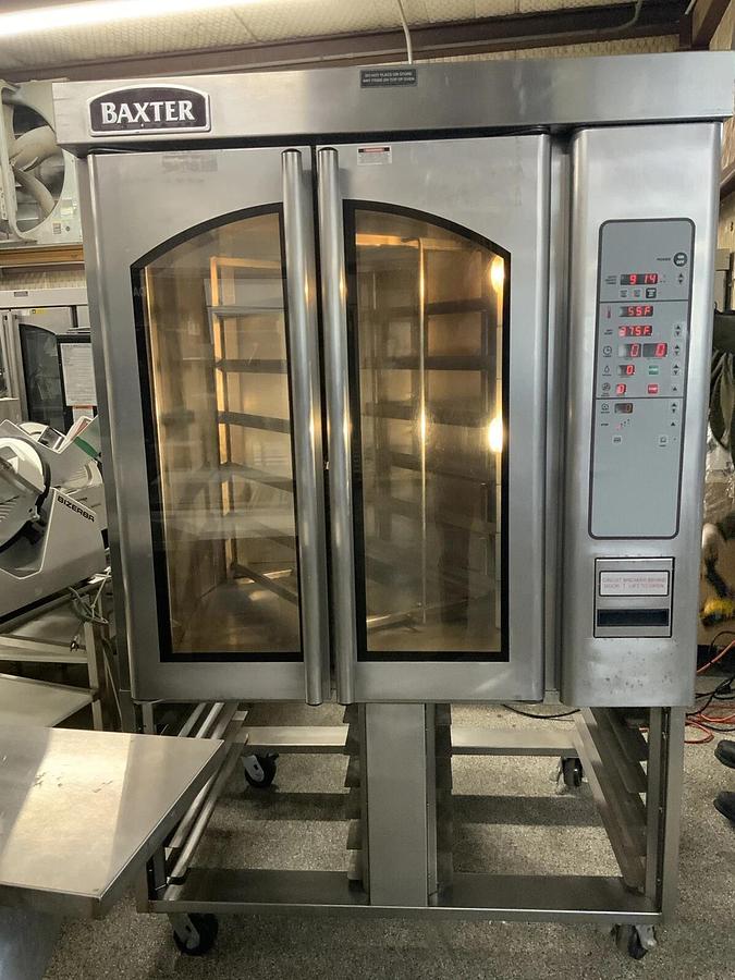 Used Baxter Hobart Electric mini rack oven steam oven w/ stand bakery bread OV310E