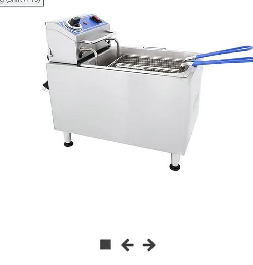 Globe 16 lb Electric counterop deep fryer
