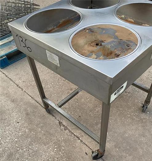 Used Belshaw Glazing Warmer on Casters - 4 hole