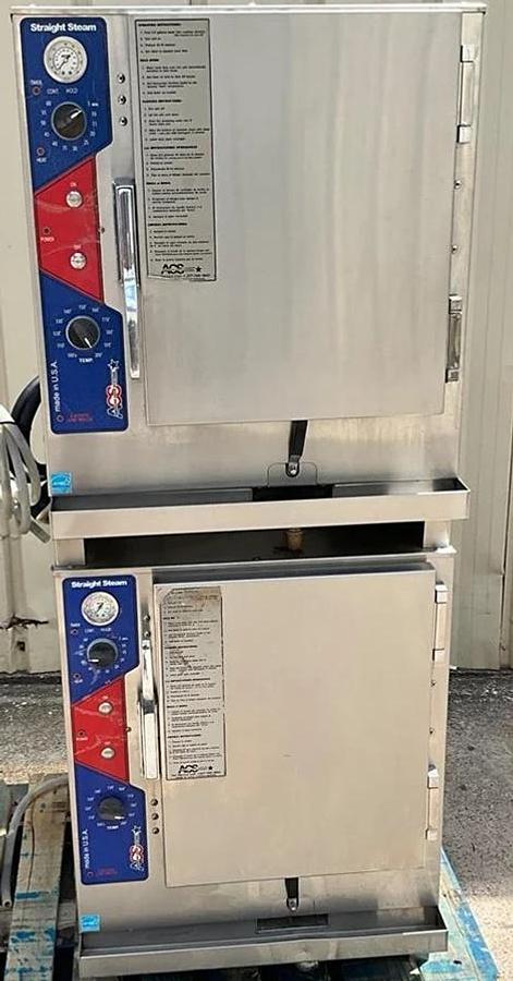 Used ACS double electric steamer