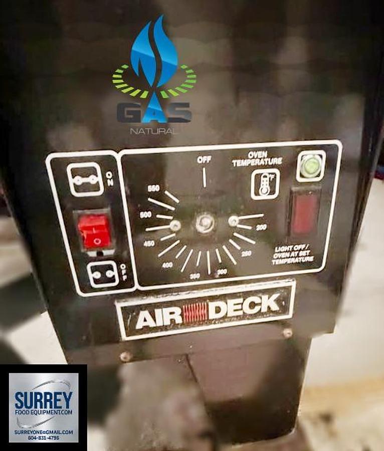 Used Garland air deck pizza oven