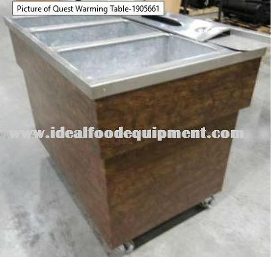 Used QUEST 3 WELL HOT FOOD TABLE