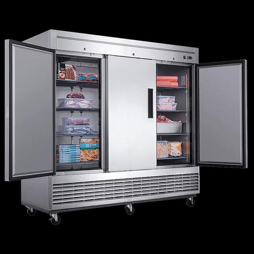 New Air NSf-182-H 83″ 3 Door Solid Reach In Freezer