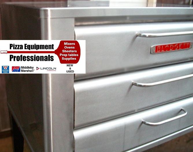 Refurbished Blodgett 2 deck gas pizza ovens - in excellent condition with new stones