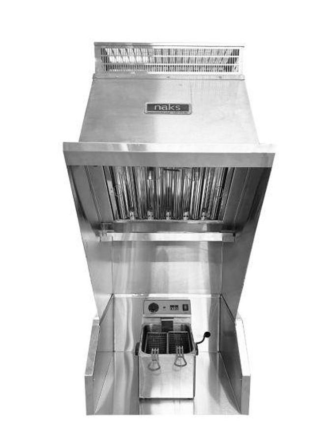 24" NAKS Ventless Hood with fire suppression system
