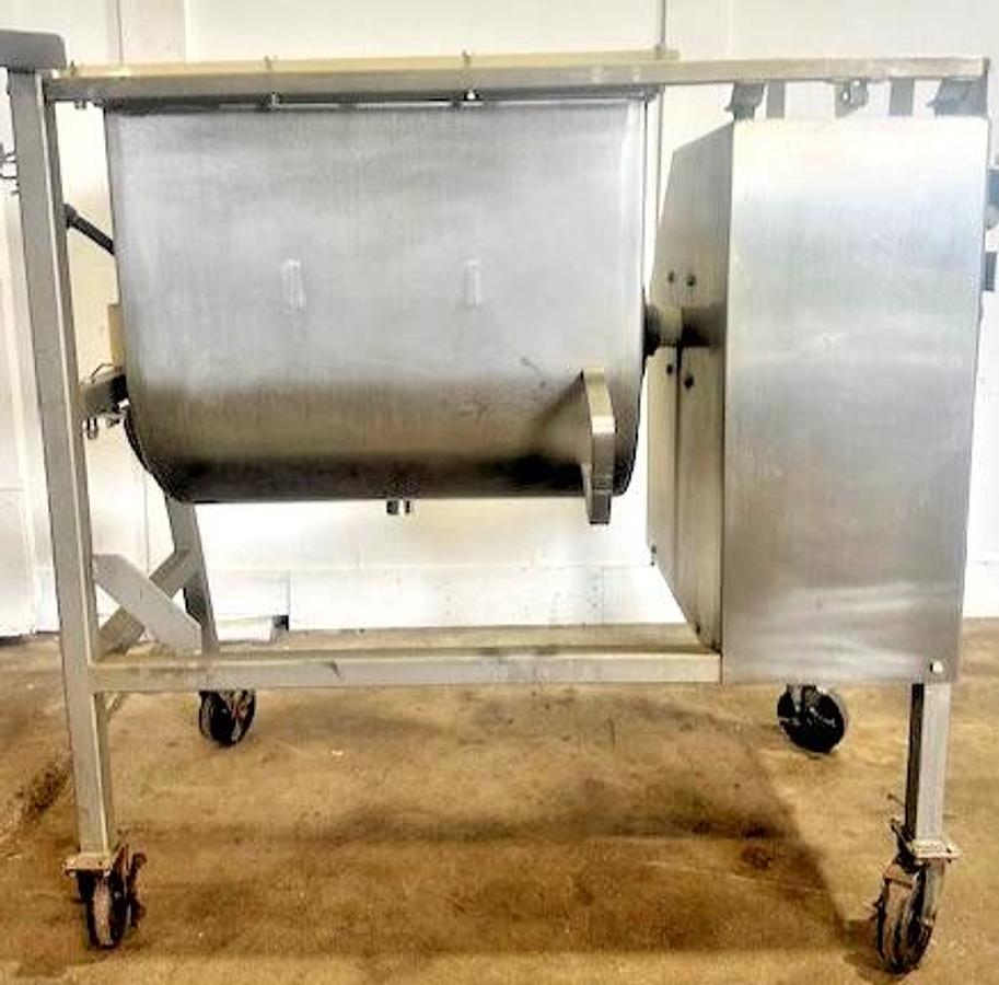 Used HOLLY 200"H.D COMMERCIAL 220/440 V, 3PH MEAT MIXER/GRINDER W/ TOP COVER