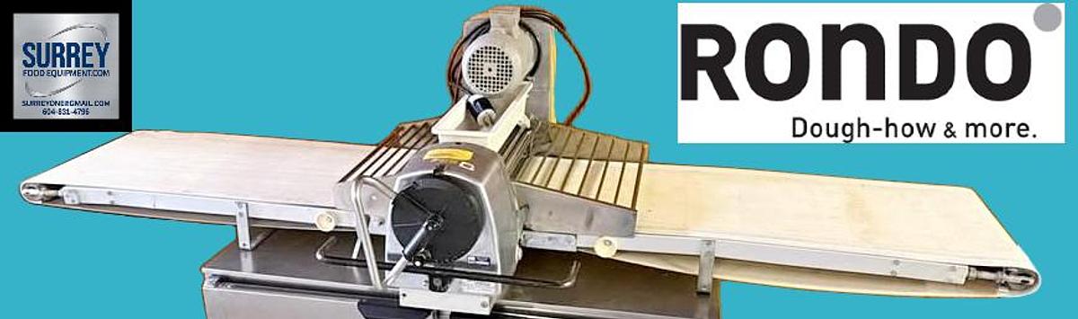 Used Rondo STE 53 Commercial Reversible Dough Sheeter