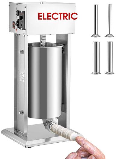 Electric Sausage Stuffer 15L Variable Speed Sausage Maker Stainless Steel * HAS FOOT PEDAL