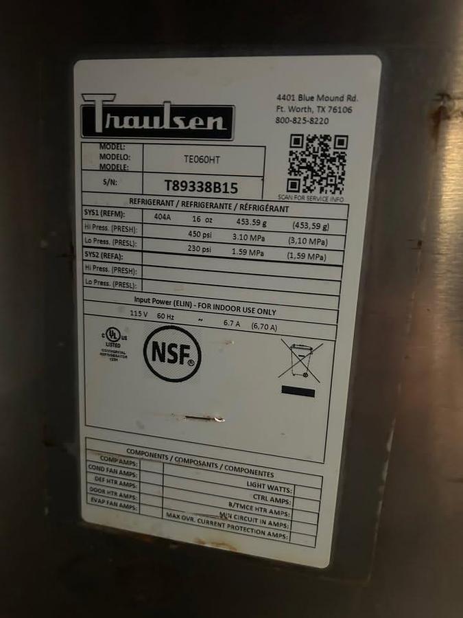 Used Traulsen 60" Refrigerated Chef's Stand with Drawers