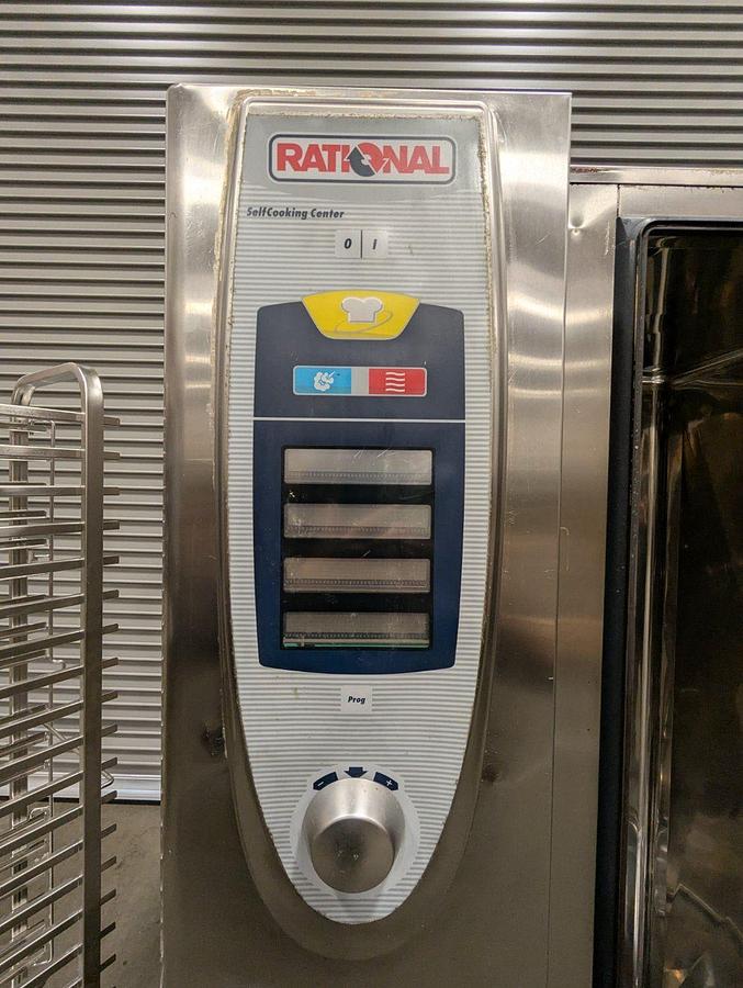 Used Rational SCC201 Electric Selfcooking Center Electric 20 pan Combi Oven