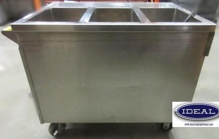 Used Quest hot food 3 well steam table