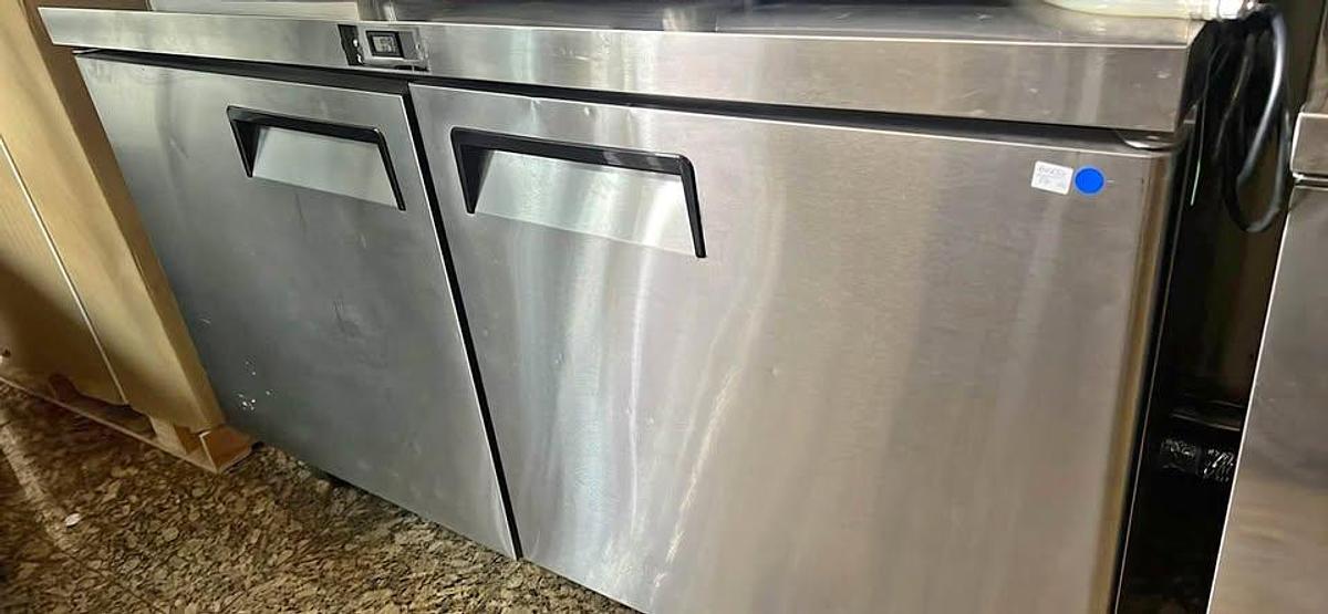 Used 5' Work top freezer - 2 door