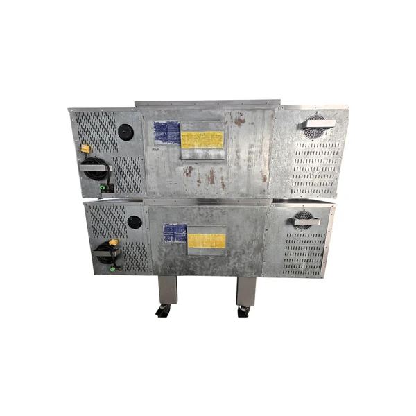 Used Zesto CG3632 Double Stacked Conveyor Pizza Oven - Nat Gas