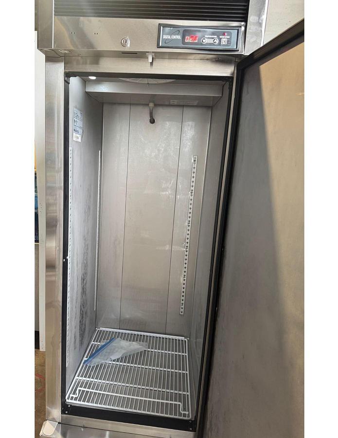 Used Maxx Cold Single Door Stainless Steel Freezer - Scratch & Dent - Model: MCF-23FDHC -SEE VIDEO