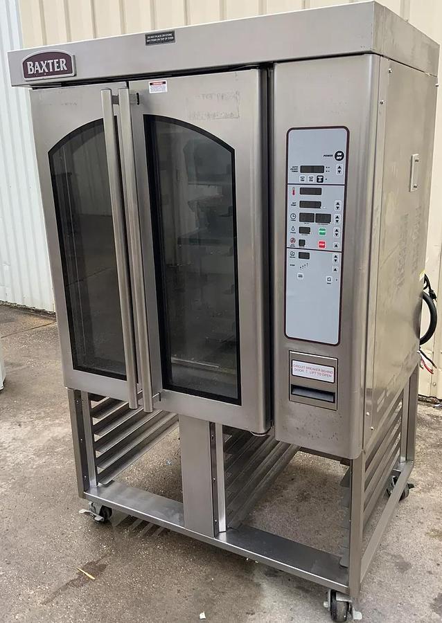 Used Baxter Hobart Electric mini rack oven steam oven w/ stand bakery bread OV310E