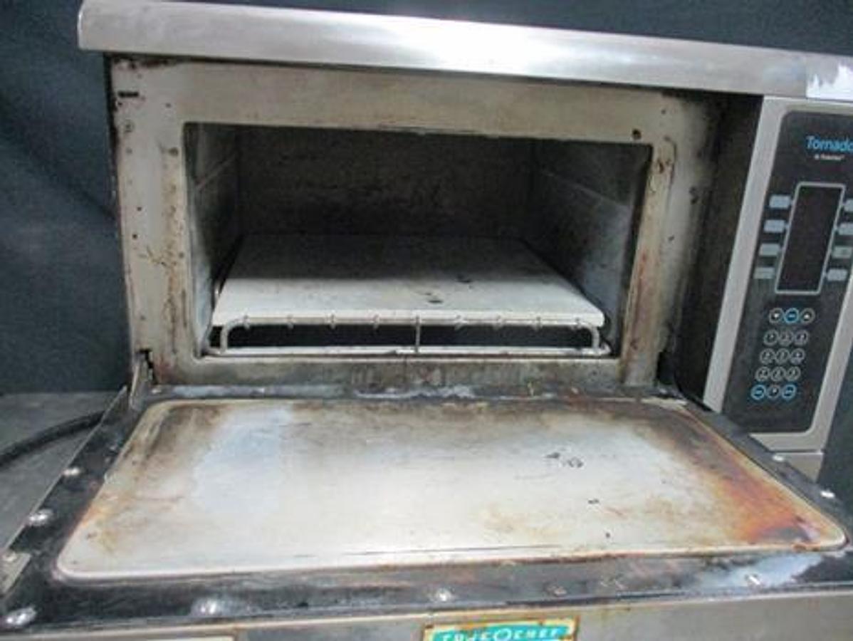Used Tornado Stainless Steel Commercial Countertop Electric Rapid Cook Ventless Oven with One Touch Controls