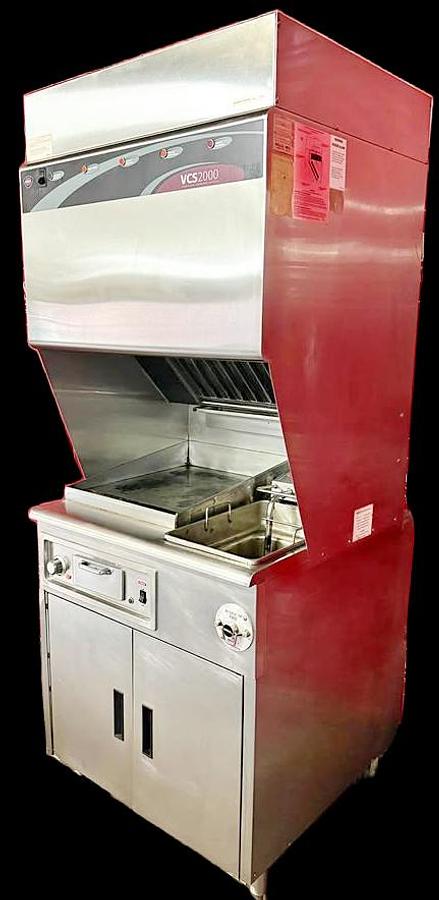 Used Wells Wv-fg ventless fryer griddle only - INSTANT RESTAURANT - BIG REVENUE MAKING 