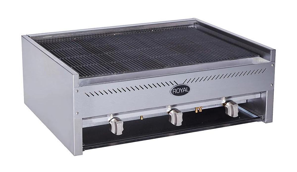 Used Royal RCB-24 Heavy Duty Char Rock Charbroiler-WARRANTY