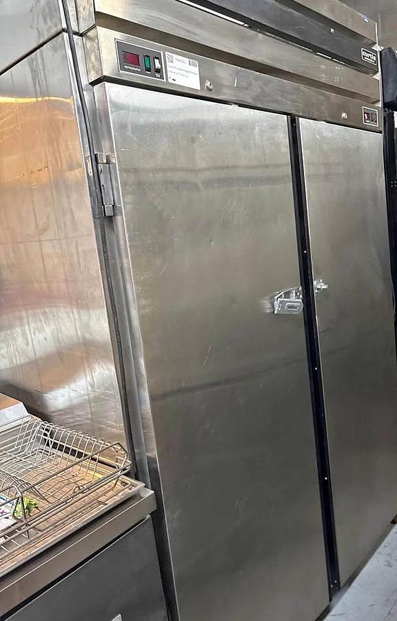 Used Curtis 2 door upright freezer