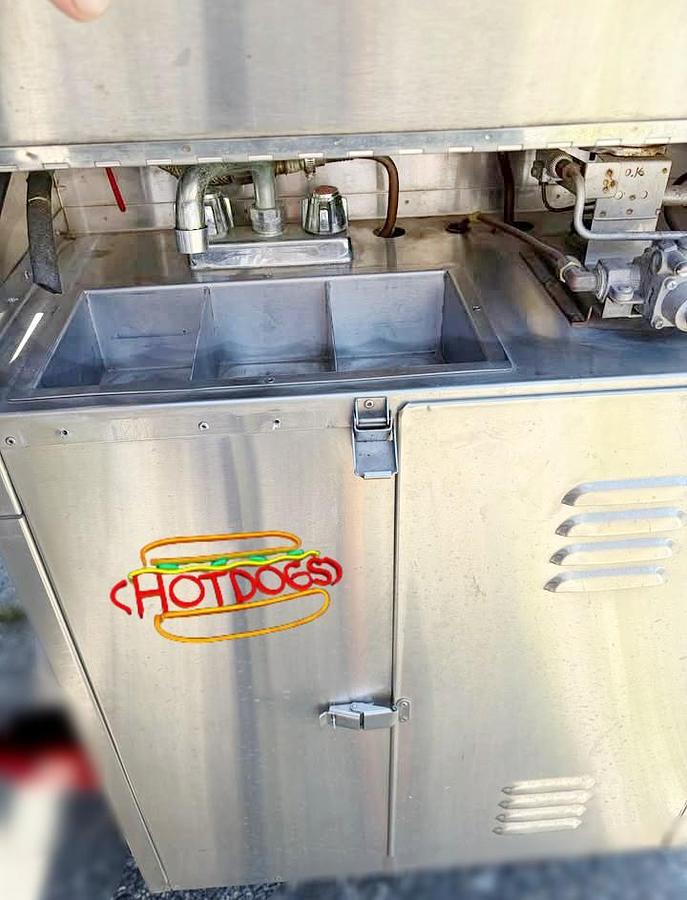 Used Hot dog cart - big profit maker - locally health department approved