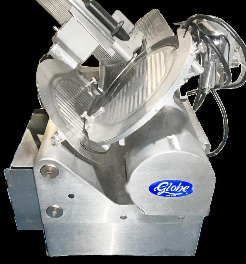 Used Globe Slicer 12 Inch Automatic Meat Slice With Sharpener 