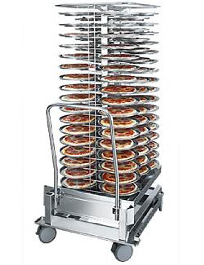 Used RATIONAL - MOBILE PLATE RACKS - HOLDS 84 PLATES - C/W COVERS - 4 AVAILABLE