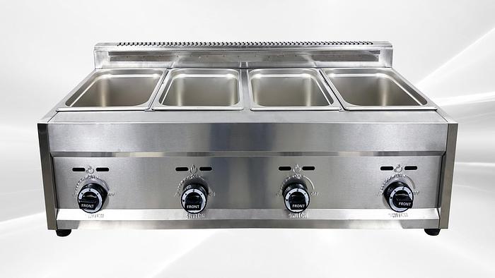 4 COMPARTMENT DEEP FRYER - GAS - PROPANE -OUTDOOR USE ONLY