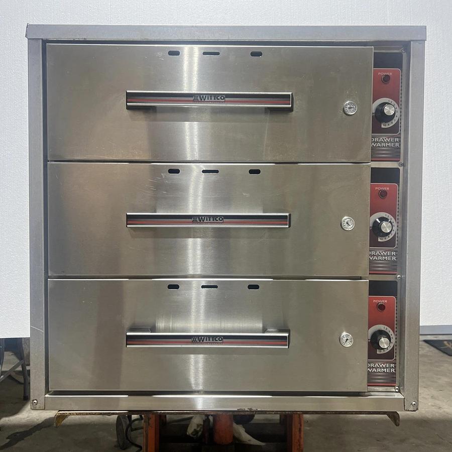 Used Wittco 3 Drawer Commercial Food Warmer – Stainless Steel – Tested New Thermosts