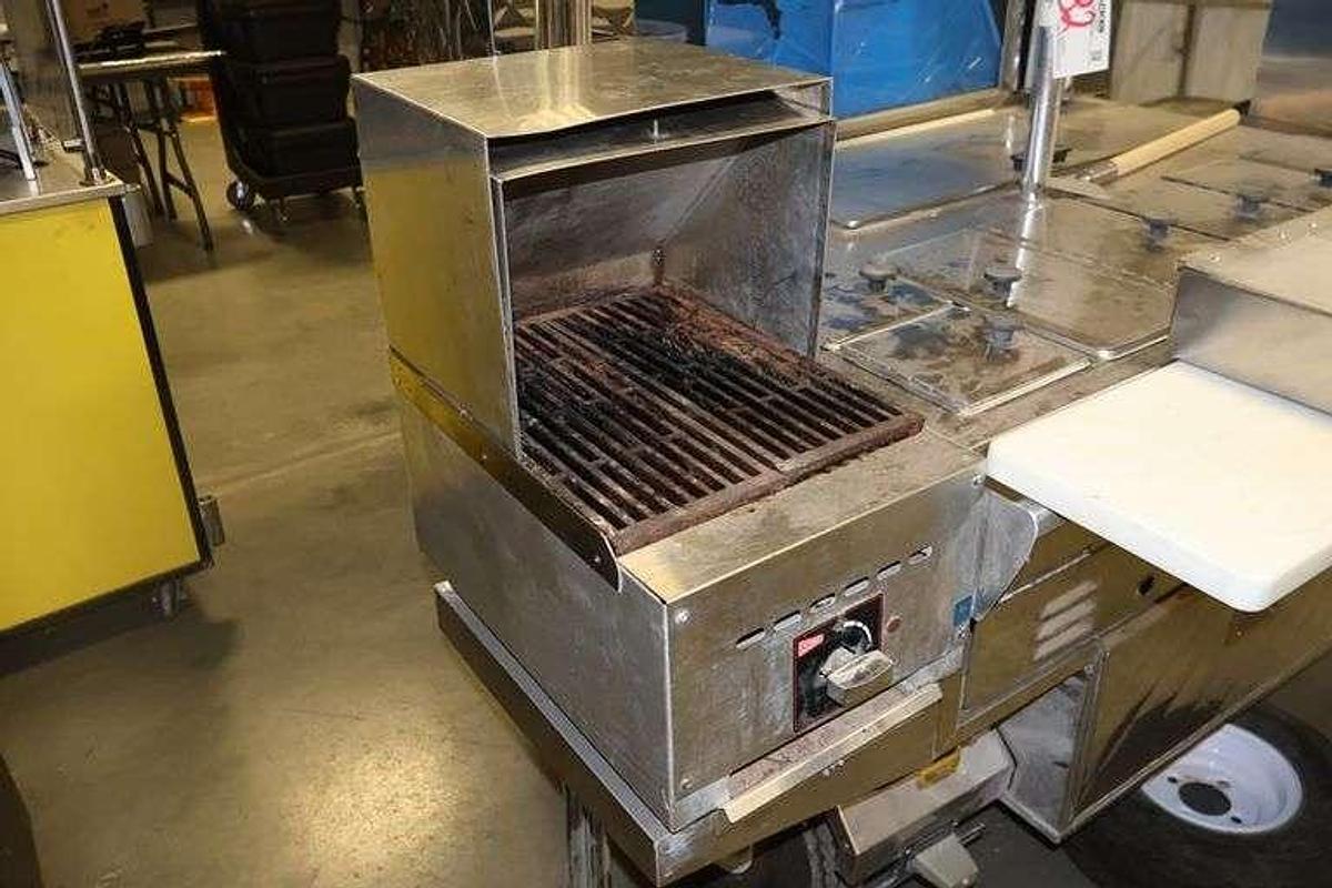 Used Hot food cart - hot dogs - hamburgers etc